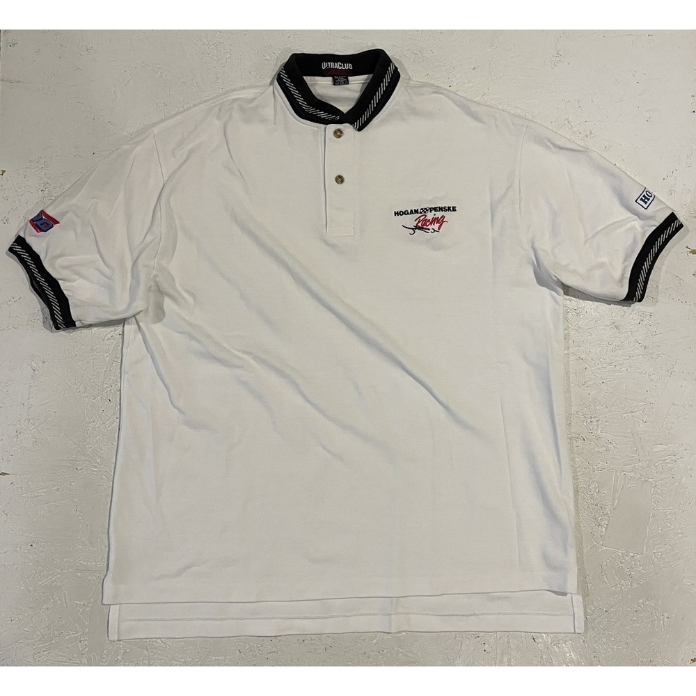 Vintage 1996 Inaugural US 500 CART Series‎ Polo Nascar Shirt XL Hogan Penske